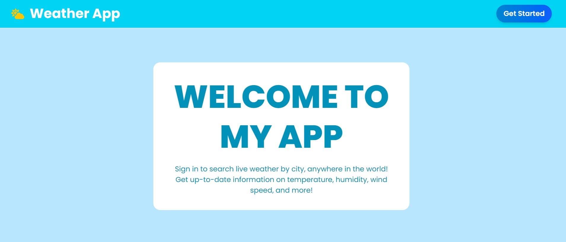 Weather App